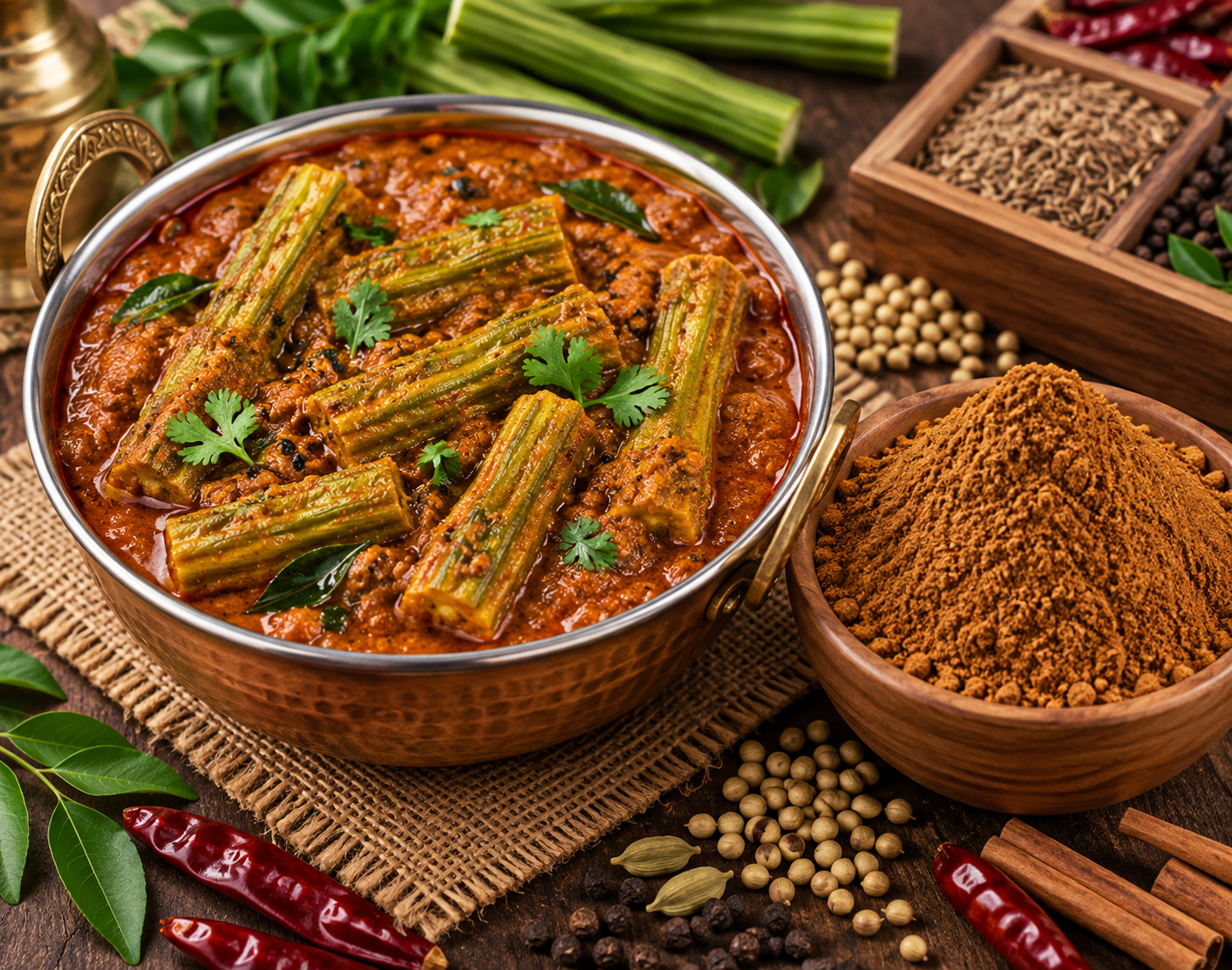 Sughandh Drumstick Masala 150g with traditional drumstick curry