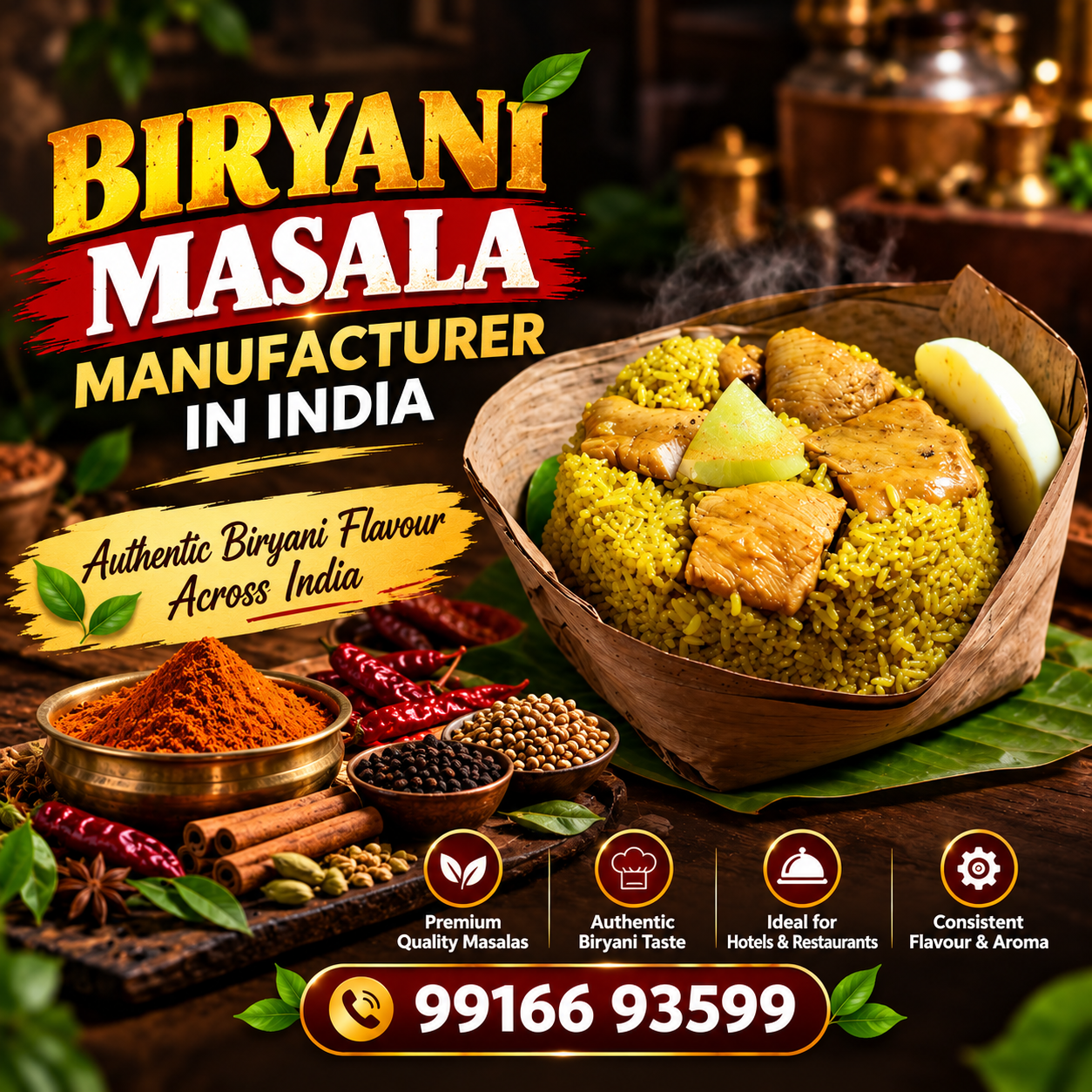 Biriyani Masala Manufacturer in India – Sughandh Enterprises
